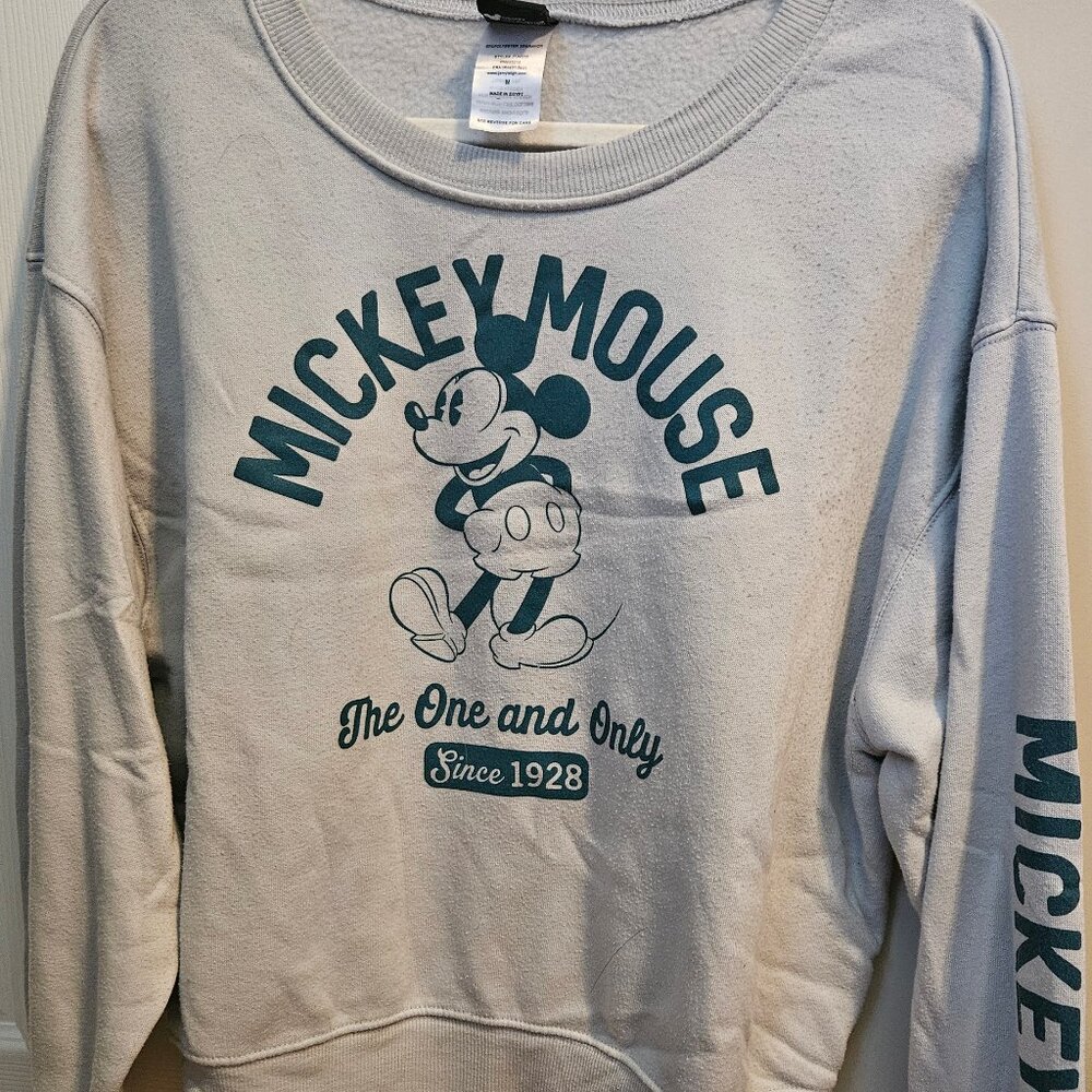 Disney Mickey Mouse Sweatshirt Women Medium